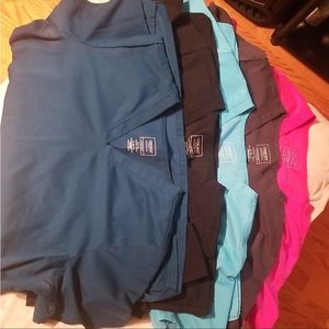 Separated tops pewter and Caribbean blue only. Womens Cherokee WorkWear